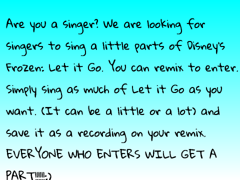 Disney Frozen: Let it Go Auditions remix