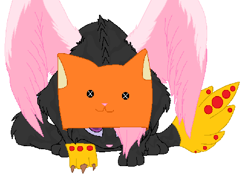Winged Cat CCE by SpeedpaintFirestorm