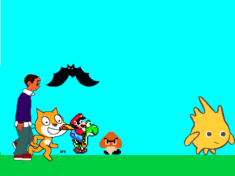 Add yourself chasing Gobo!