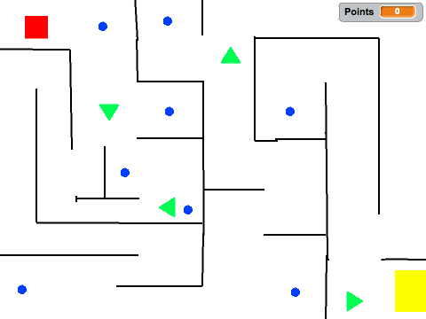 Points Maze 