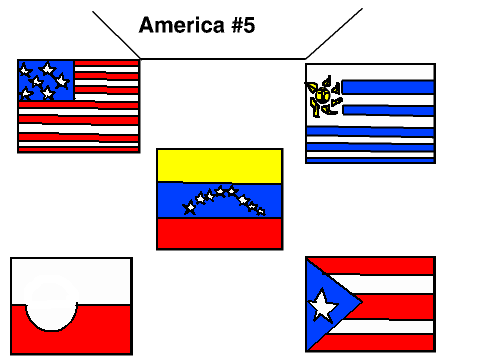 American flags #5 Spinning