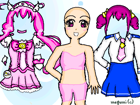 cure happy dress up