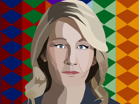 J.K. Rowling Blockshade