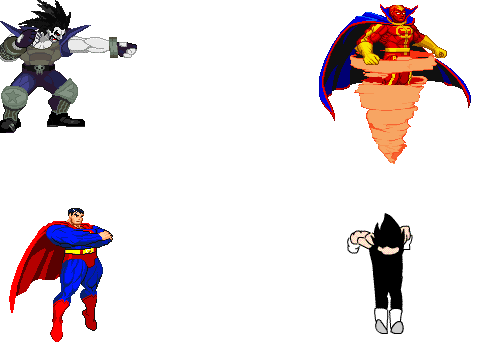 DC sprites (plus dancing vegeta)