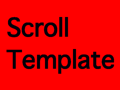 Scroll Template