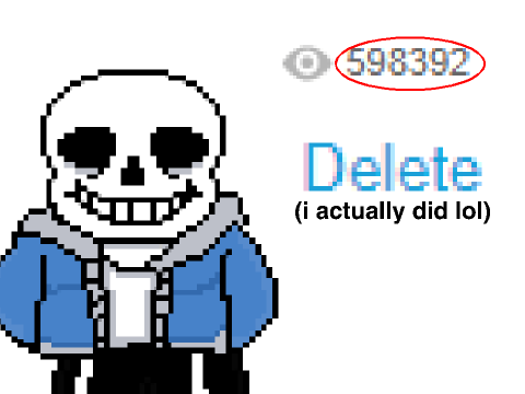 I DELETED MY SANS PROJECT (OVER 500,000 VIEWS)