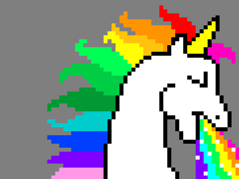 UNICORN PIXEL ART