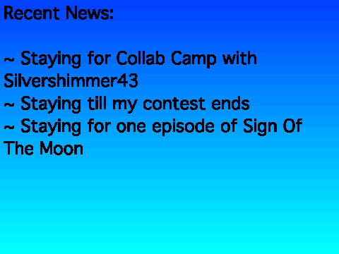 Some Important News