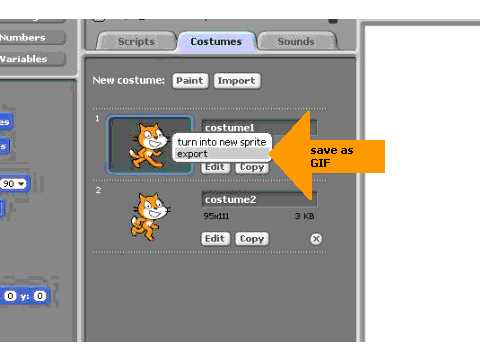 Save sprite as GIF