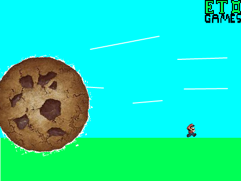 add you running from the giant cookie