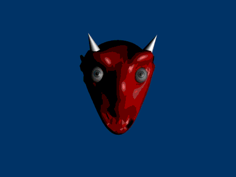 3d Demon Face Model