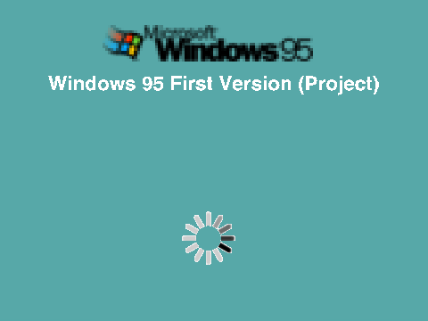 Windows 95 First Version (Scratch)