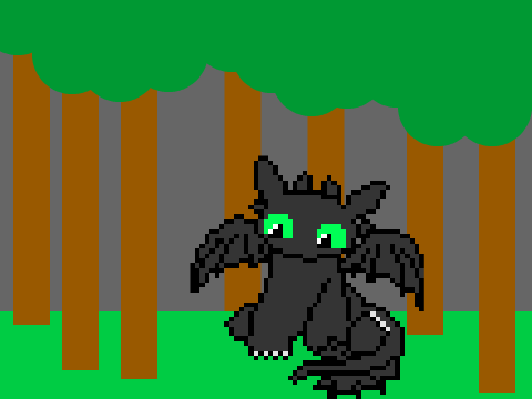 nightfury pixel art