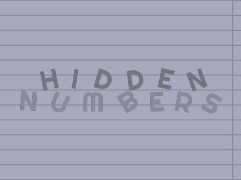 Hidden Numbers Menu Test