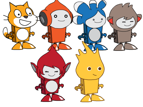 Robot Scratch Mascots