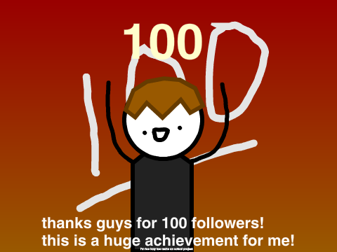 100 followers