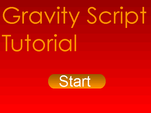 Gravity/Velocity Script Tutorial