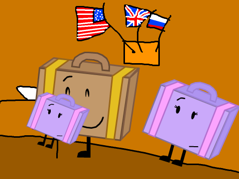 Mr Suitcase eats... WAIT
