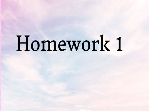 Homework #1 Kiwi Cabin 3