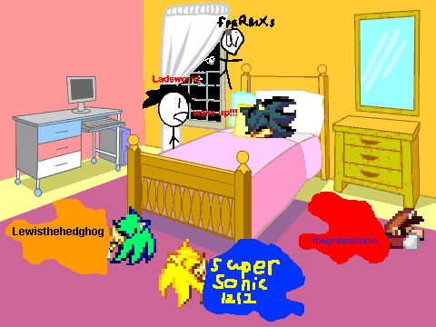 Add yourself having a sleepover at my house