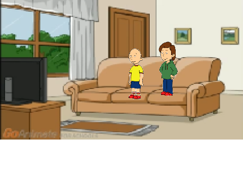CGG Scene Creator RANDOMESS/FUN AKA Caillou calmed by Boris while being scared by BTTG