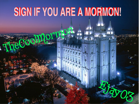 SIGN IF YOU ARE A MORMON! remix