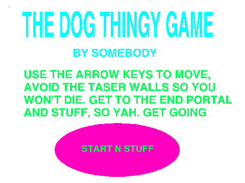 Dog Maze Thingy