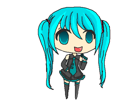 Hatsune Miku coloring contest~