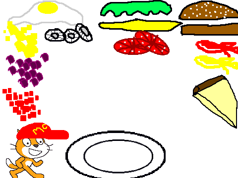 Make an Hamburger or a Pizza