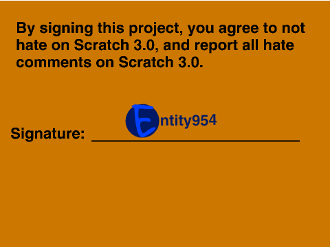 Scratch 3.0 Anti-Hate Society Signed by Entity954