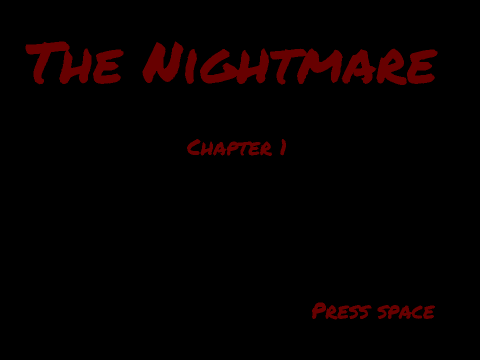 The Nightmare Chapter 1: Always a begining...