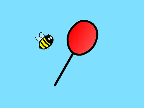 A Bee and a Balloon