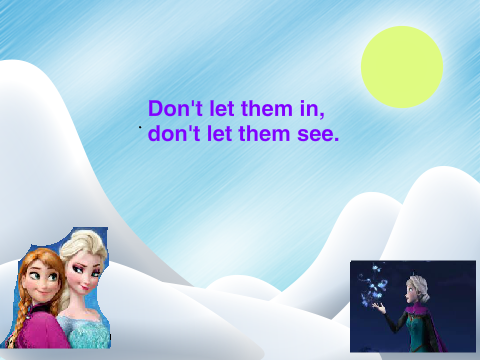 Let it go lyrics [no music]