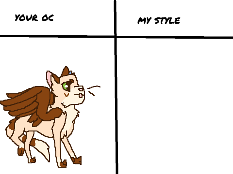 I will draw your ocs as horses! Fire Flower