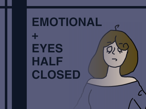 Eyes Half Closed + Emotional Blender Meme