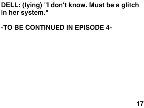 my (very late) lines for Project Vocaloid Script #3 