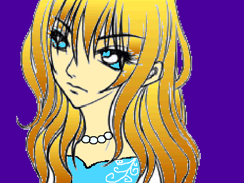 My Entry: Anime girl coloring contest