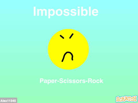 Impossible Paper Scissors Rock