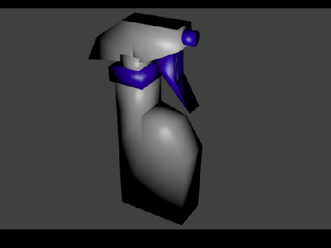 Spray Bottle in Blender