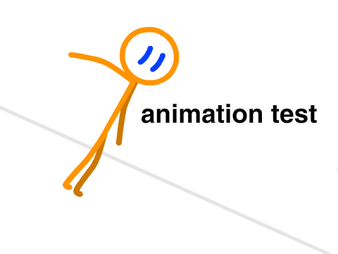 Stick figure animation test
