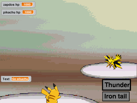 pikachu vs zapdos