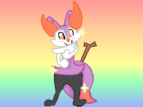 Cartoon Braixen CCE 