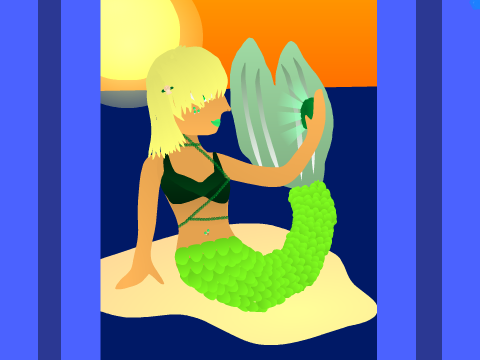 Mermaid Drawing Process