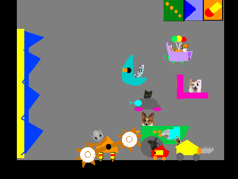 Add yourself escaping the giant attack mech!!!