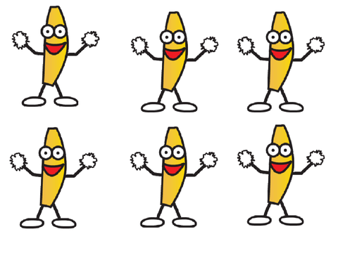 ダンシングバナナの踊りx6/Dansing banana x6