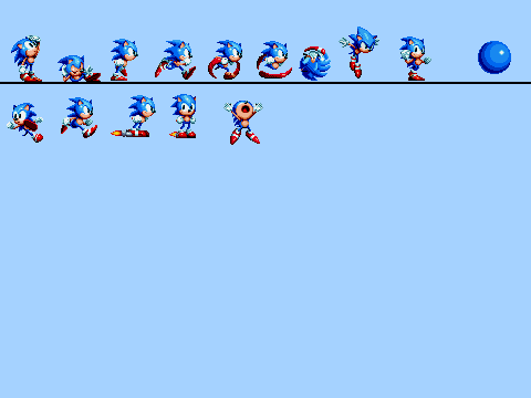 Sonic Chaos Remake Sprites (Finished)