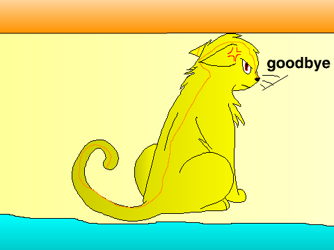 "Go Away"--Coloring Contest entry