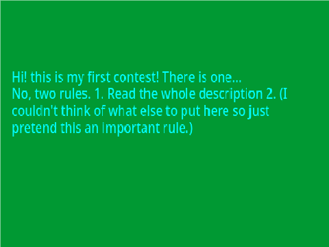 The Contest.