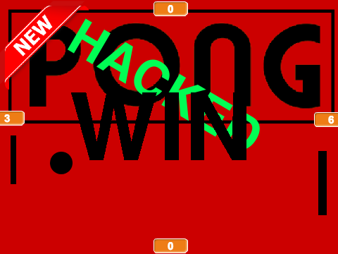 NEW Pong HACKED