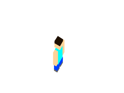 3D steve from Minecraft
